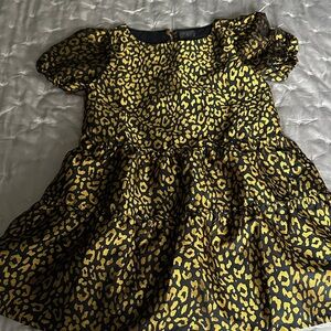 ❄️ Crewcuts Winter Formal Kids Dress in Black and Gold